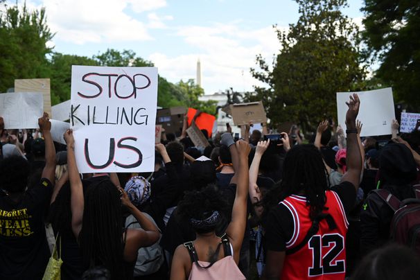 Country on edge after a weekend of protests against police brutality