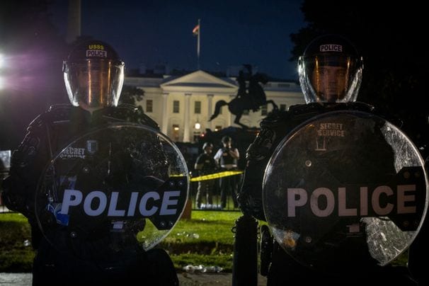 As cities burned, Trump stayed silent — other than tweeting fuel on the fire