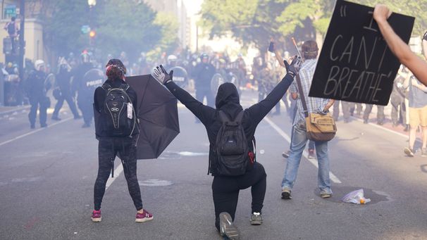 Perhaps Trump’s most ludicrous claim: that he is an ‘ally of all peaceful protesters’