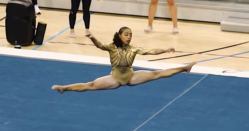UCLA Gymnast's Viral Janet Jackson Floor Event Gets 'Luv' From Icon Herself